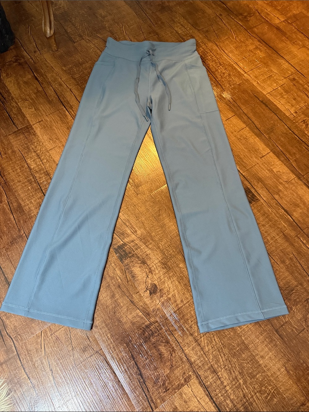 Women’s Light Blue Drawstring Jogger Pants